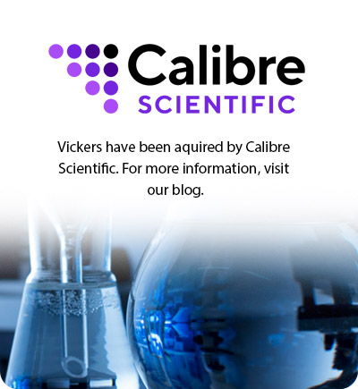 Vickers have been acquired by Calibre Scientific. For more information, visit our blog